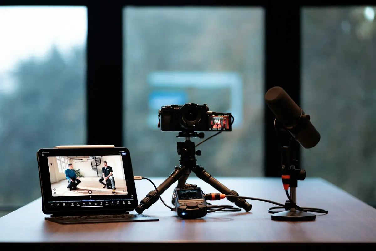 Smartphone recording short-form social media content