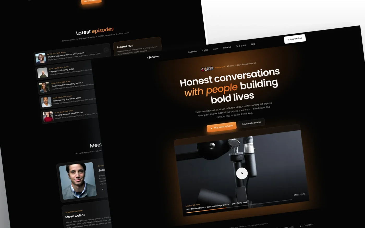 Podcast Astro Theme